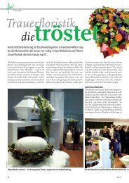 dietröstet Trauerfloristik - Floristmeisterschule Hannover