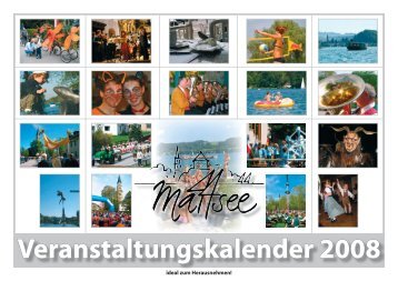 Veranstaltungskalender 2008 - Mattsee