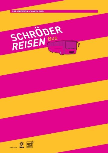 REISEN SCHR ÖDER - ComedyBus Berlin