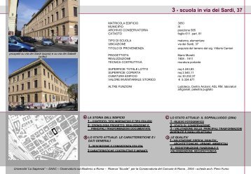 3 via dei Sardi, 37 - pagina di avviso - Sapienza