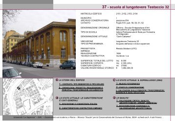 37 lungotevere Testaccio 32 - pagina di avviso - Sapienza