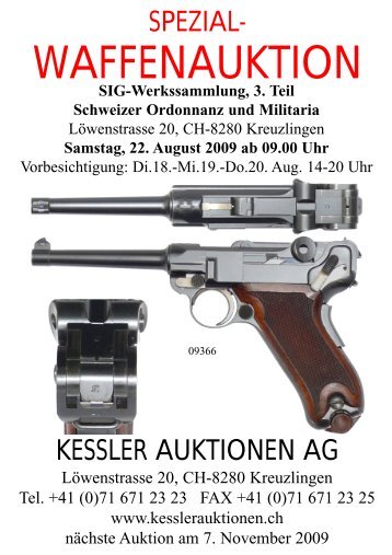Schweizer Ordonnanz und Militaria - Kessler Auktionen GmbH
