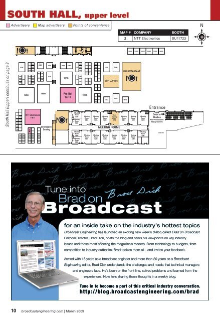 Exhibit Hall Map (pdf) - Broadcast Engineering