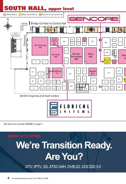 Exhibit Hall Map (pdf) - Broadcast Engineering