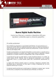 Nueva Digital Audio Machine - Comm-Tec