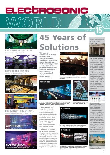 45 Years of Solutions - Electrosonic