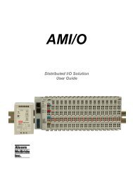 AMI/O User Guide - Alcorn McBride, Inc.