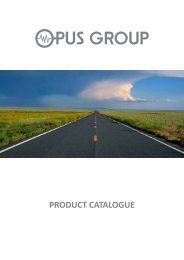 PRODUCT CATALOGUE - Opus