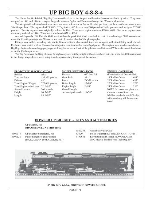 bowser trains parts
