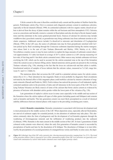 Etude stratigraphique, pétrographique et diagénétique des grès d ...