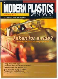 Modern Plastics Magazine - Plastic Engineering Associates ...