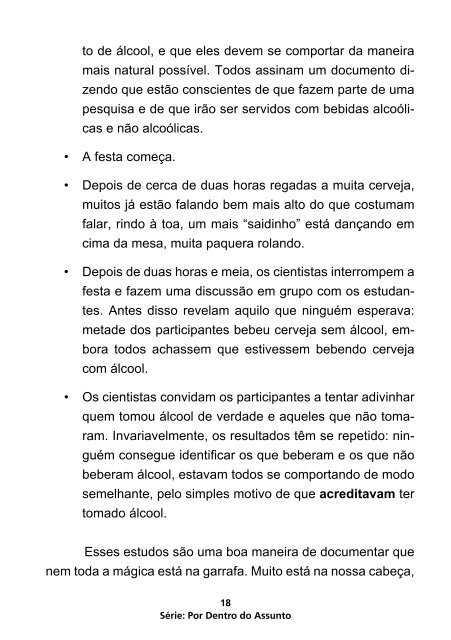 Drogas: Cartilha álcool e jovens - Coordenadoria Estadual Antidrogas