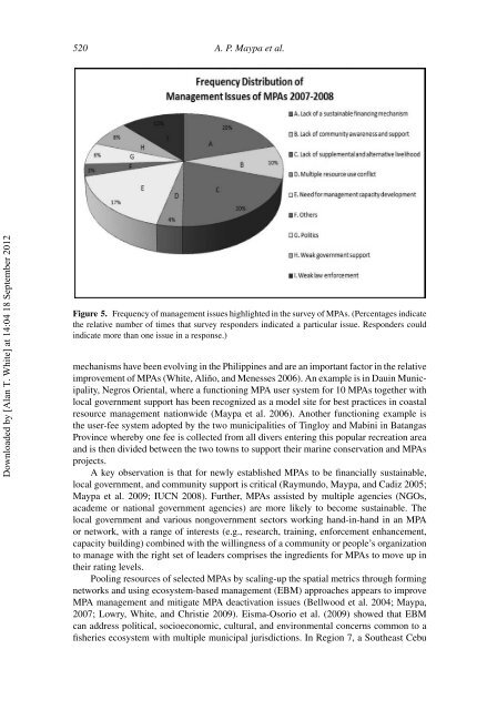 Marine Protected Area Management Effectiveness: Progress and ...