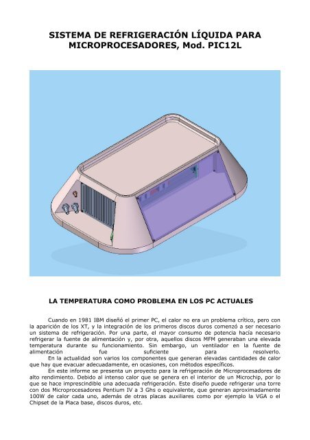 SISTEMA DE REFRIGERACIÓN LÍQUIDA PARA ...