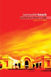 Sunnyside Beach juried art show & sale