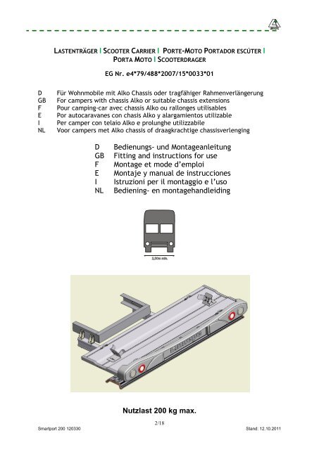 Smartport Lastenträger 200 - A. Linnepe GmbH