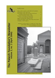 The Palarch Foundation's Newsletter volume 3, no. 2 (April 2006)