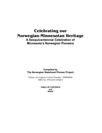 First Name Index - Norwegian Statehood Pioneer Project