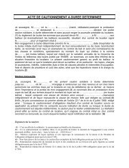 Acte De Caution Solidaire Crous De Nice Toulon