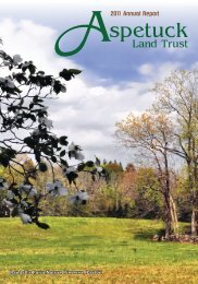 2011 Annual Report - Aspetuck Land Trust