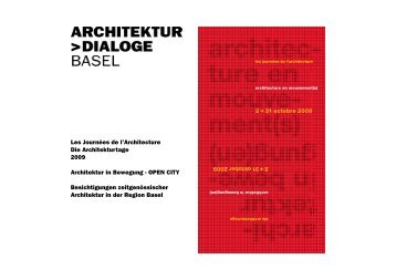 OPEN CITY - Architektur Dialoge Basel