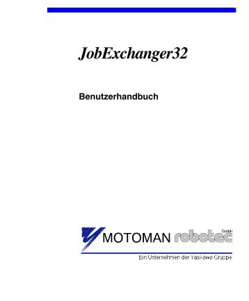 JobExchanger32 starten - Motoman
