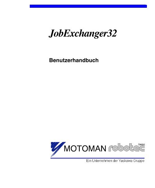 JobExchanger32 starten - Motoman