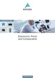 Product Overview: Electronic Parts and Components - Dachs ...