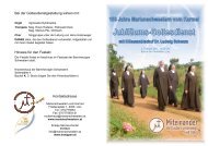 Bei der Gottesdienstgestaltung wirken mit - Marienschwestern vom ...