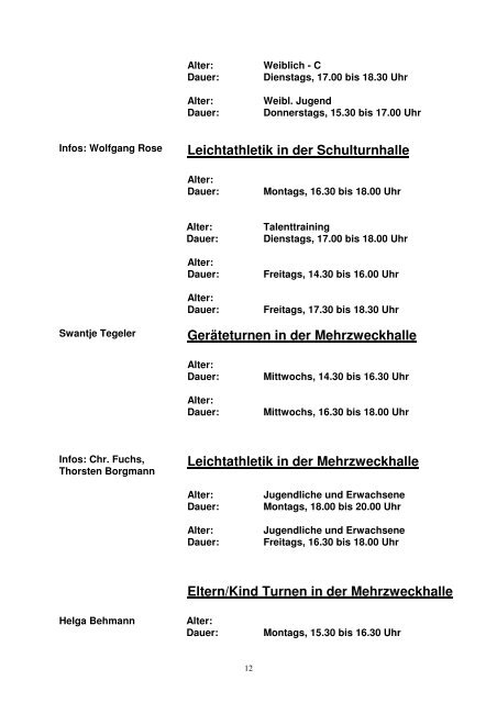 Veranstaltungskalender 2012/2013 - Gemeinde Edewecht