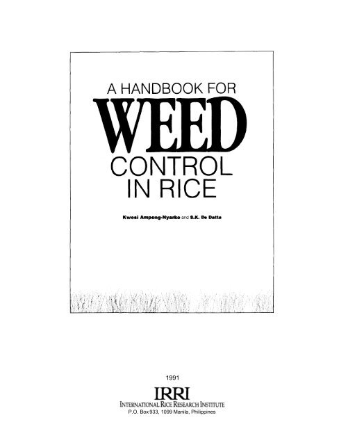 A handbbok on Weed Control in Rice.pdf