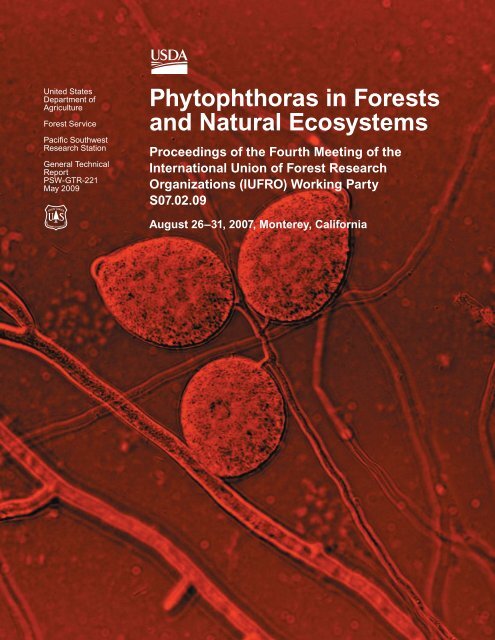 Phytophthora in Forest and Natural Ecosystems of the - University of ...