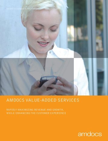 AMDOCS VAlUE-ADDED SERVICES