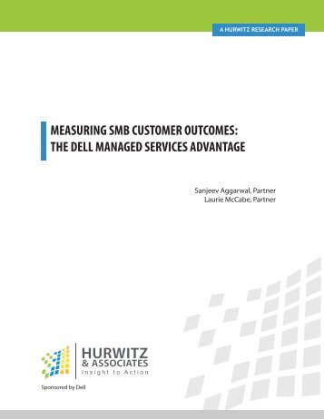 Measuring SMB Customer Outcomes: The Dell Managed Services