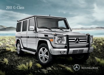 2011 G-Class Brochure - Mercedes-Benz USA