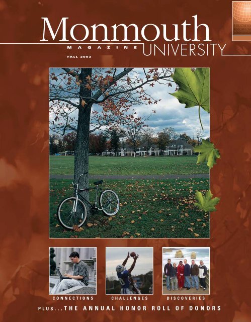 students tout MU's - Monmouth University