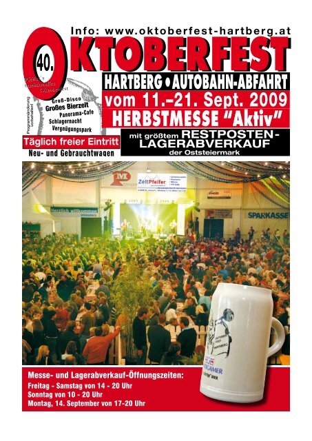 HERBSTMESSE “Aktiv” - Oktoberfest Hartberg