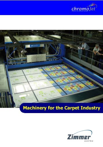 Machinery For The Carpet Industry - ChromoJet - Digital Printing