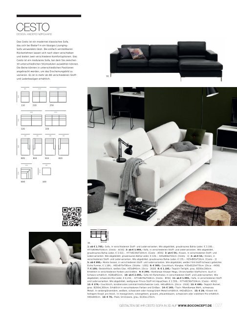 BoConcept Katalog Deutsch 2012 - 164 Seiten