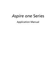 Aspire One D255 Series_SG - Acer Support