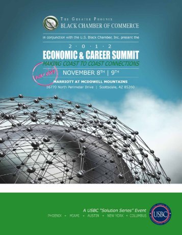 EcONOmic & cArEEr SummiT - US Black Chamber, Inc.