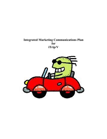 Integrated Marketing Communications Plan for iTrip/V