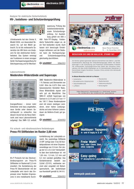 PDF-Ausgabe herunterladen (32.7 MB) - elektronik industrie