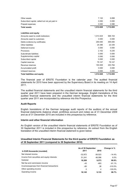 DIE ERSTE österreichische Spar-Casse ... - ERSTE Stiftung