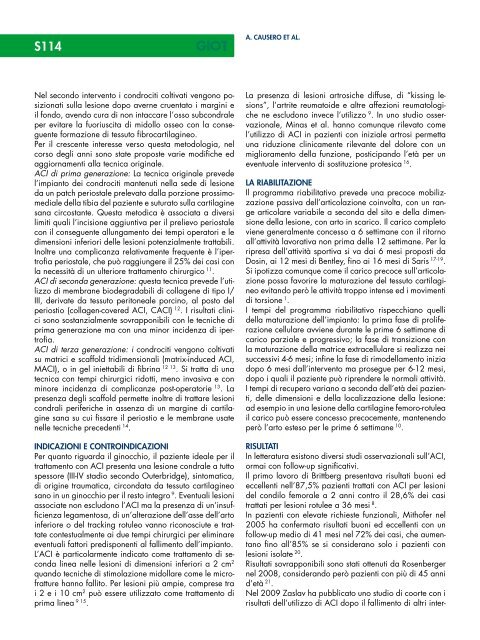 Vol.XXXVII, Suppl. 1 - Giornale Italiano di Ortopedia e Traumatologia