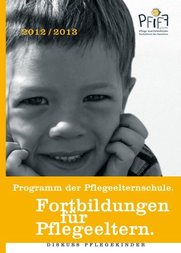 Fortbildungen für Pflegeeltern. - PFIFF gGmbH Hamburg