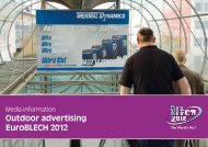 Outdoor advertising - Media information - EuroBLECH 2012