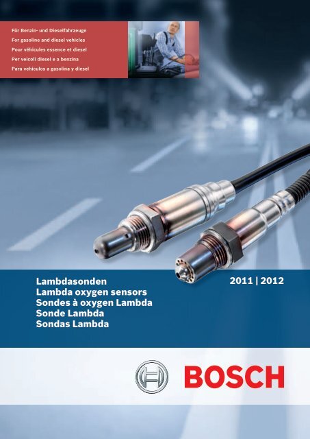 2011 | 2012 Lambdasonden Lambda oxygen sensors Sondes à 