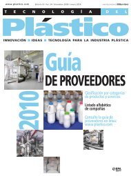 DE PROVEEDORES - Plastico