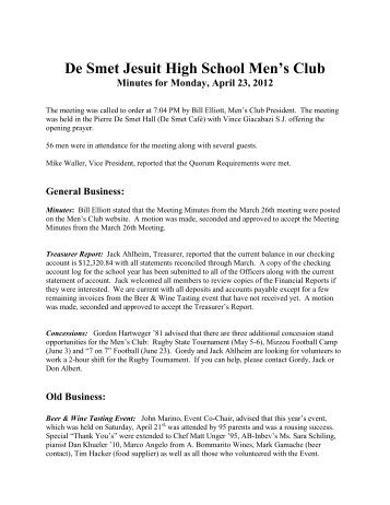 General Business - DeSmet Jesuit High School